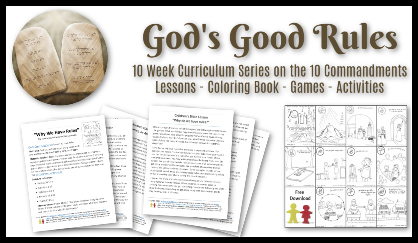 10 Commandments Worksheet Pdf