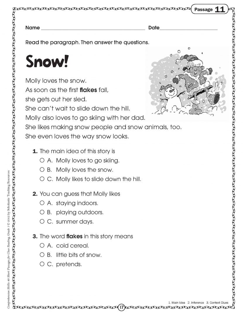 10 Spectacular Main Idea Worksheets For 5Th Grade 2024