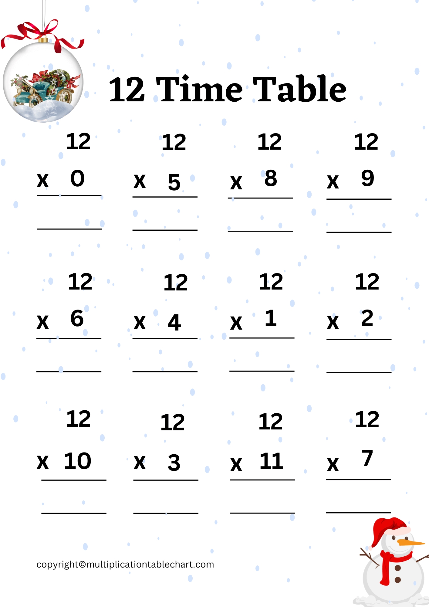 Master the 12 Times Table with 10 Essential Practice Exercises