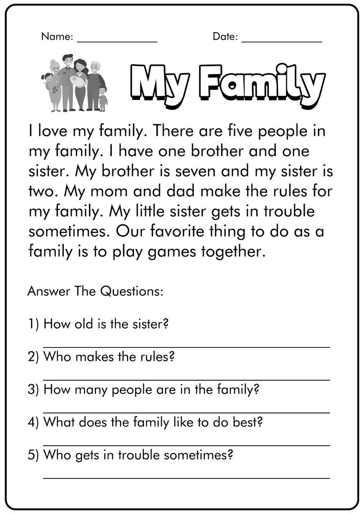 15 First Grade Reading Comprehension Worksheets First Grade Reading