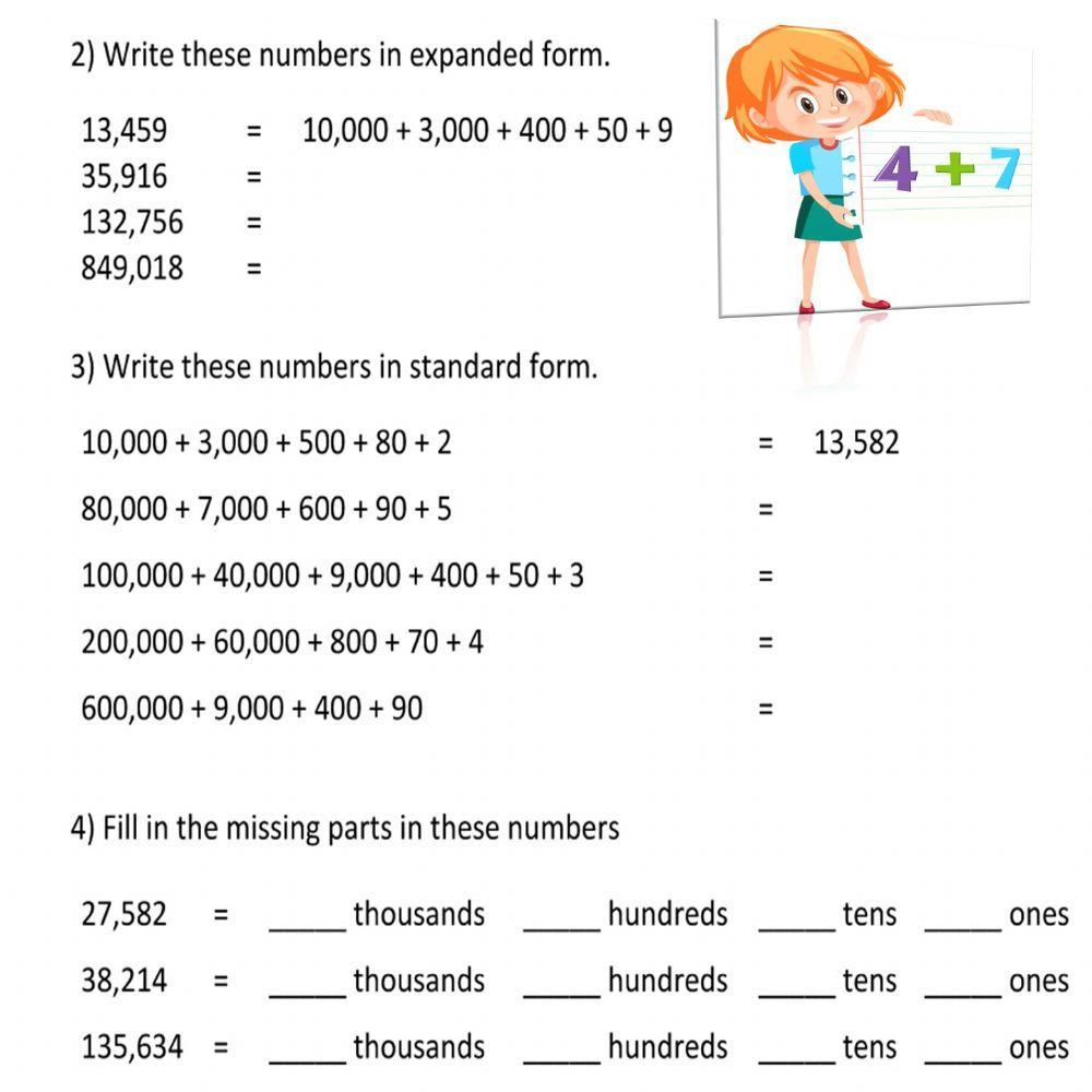 5 Fun Place Value Worksheets for 1st Grade