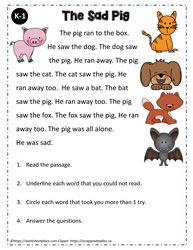 Fun 1st Grade Reading Worksheets for Young Learners