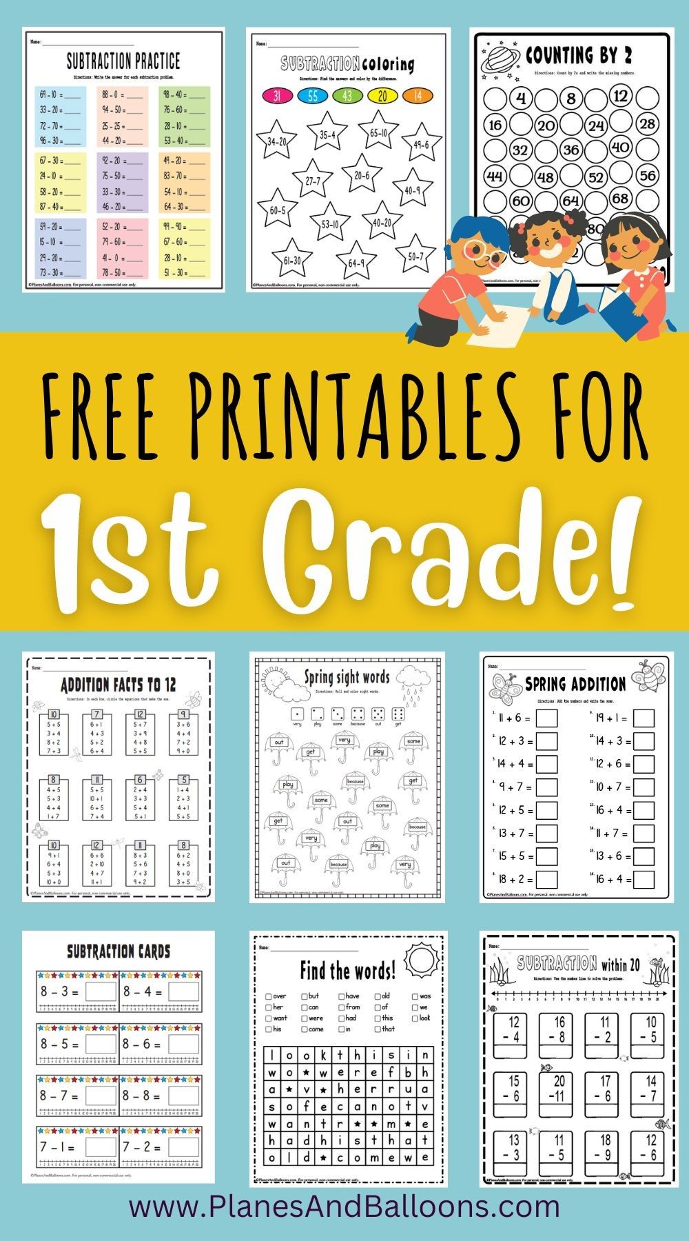 5 Fun Ways to Learn with 1st Grade Worksheets