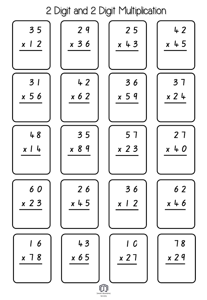 2 Digit Multiplication Made Easier Caffeine Queen Teacher Worksheets Library