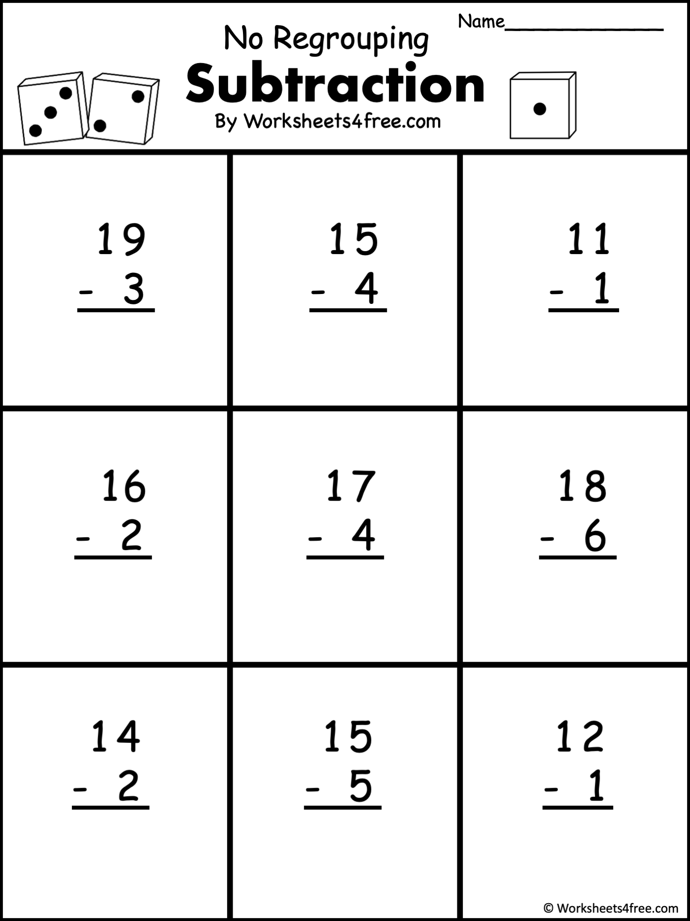 2 Digit Subtraction Worksheet for Kids: Practice Made Easy