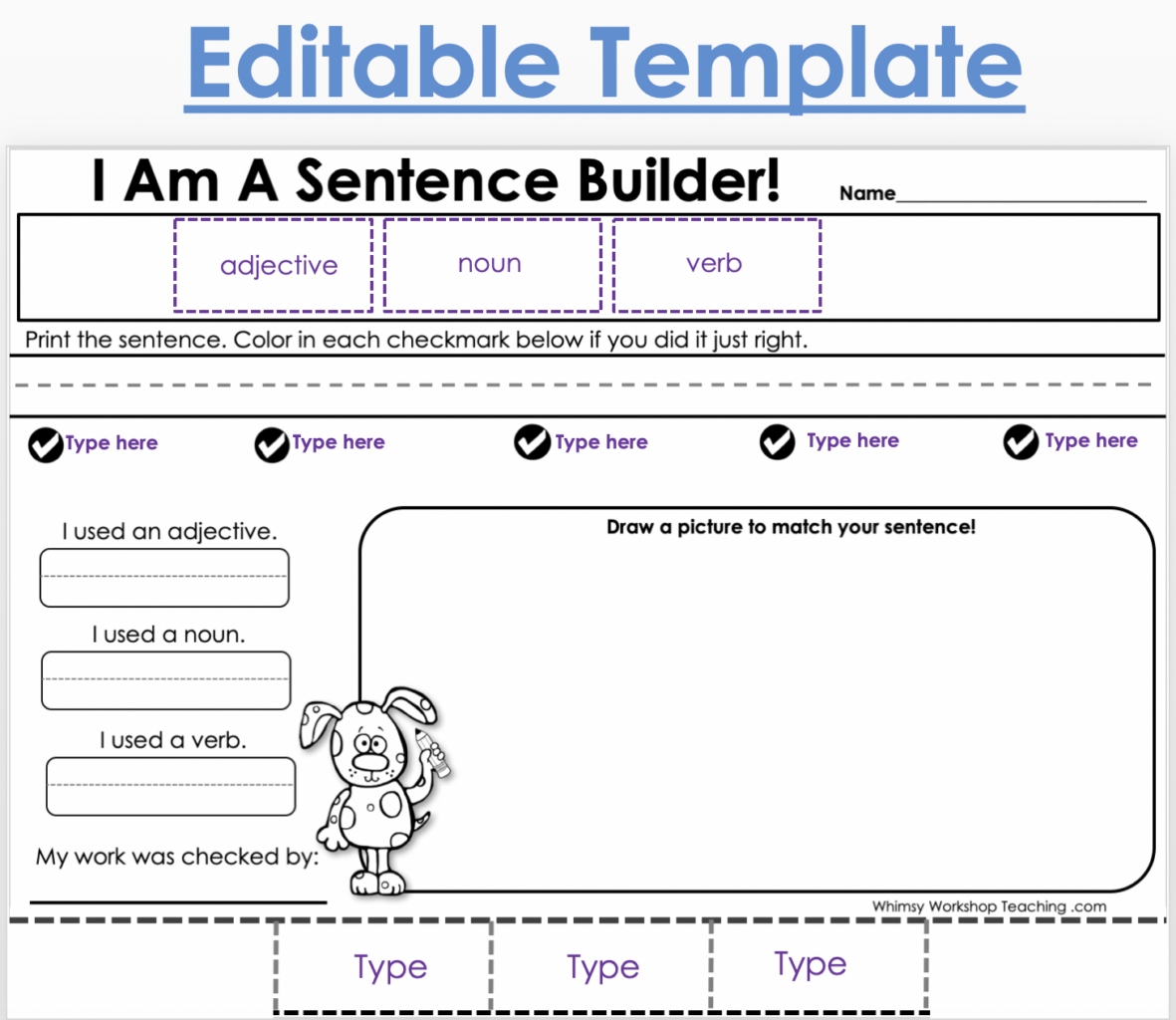 20 Free Building Sentences Worksheets Little Learning Corner