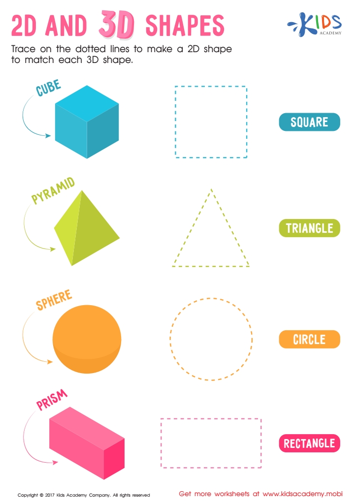 2D Shapes Worksheets for Kids: Fun and Interactive Learning