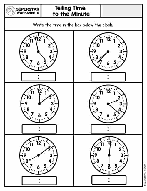 2nd Grade Clock Worksheets: Fun Telling Time Activities