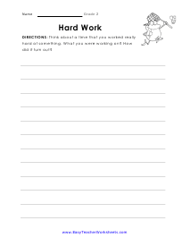 2nd Grade Reading and Writing Worksheets for Kids