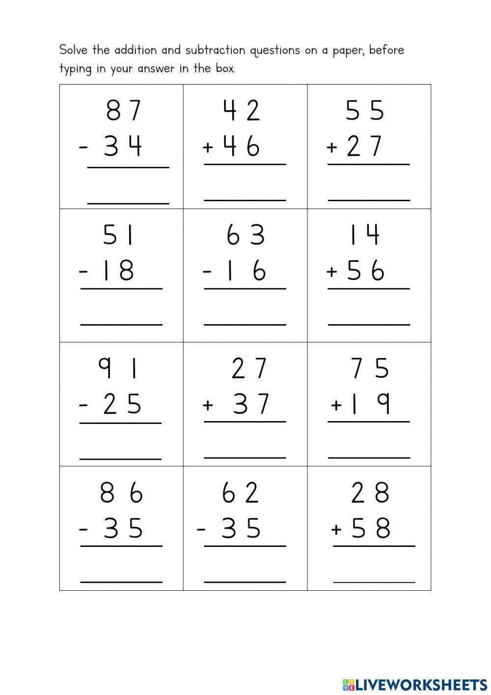 3 Digit Subtraction Worksheets for Kids Made Easy