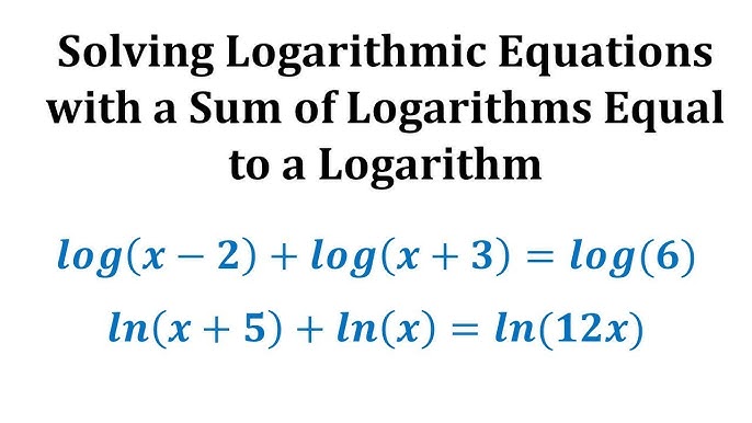 3 Ways To Solve Logarithms Wikihow