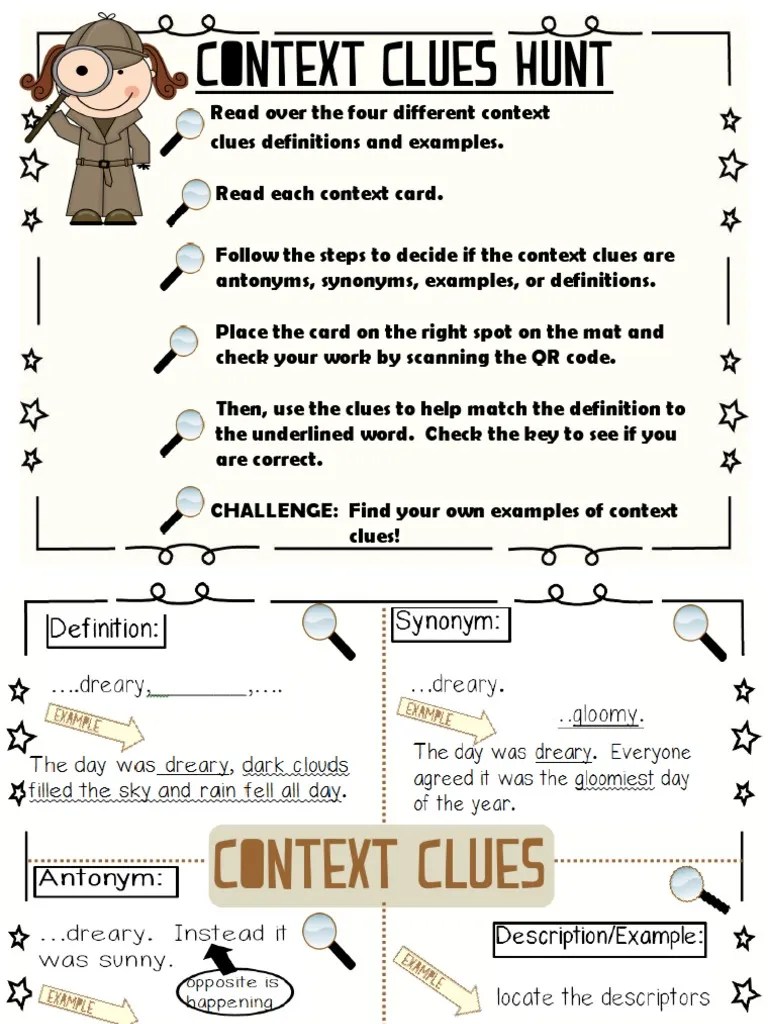 30 Context Clues Worksheets 3Rd Grade Worksheets Decoomo