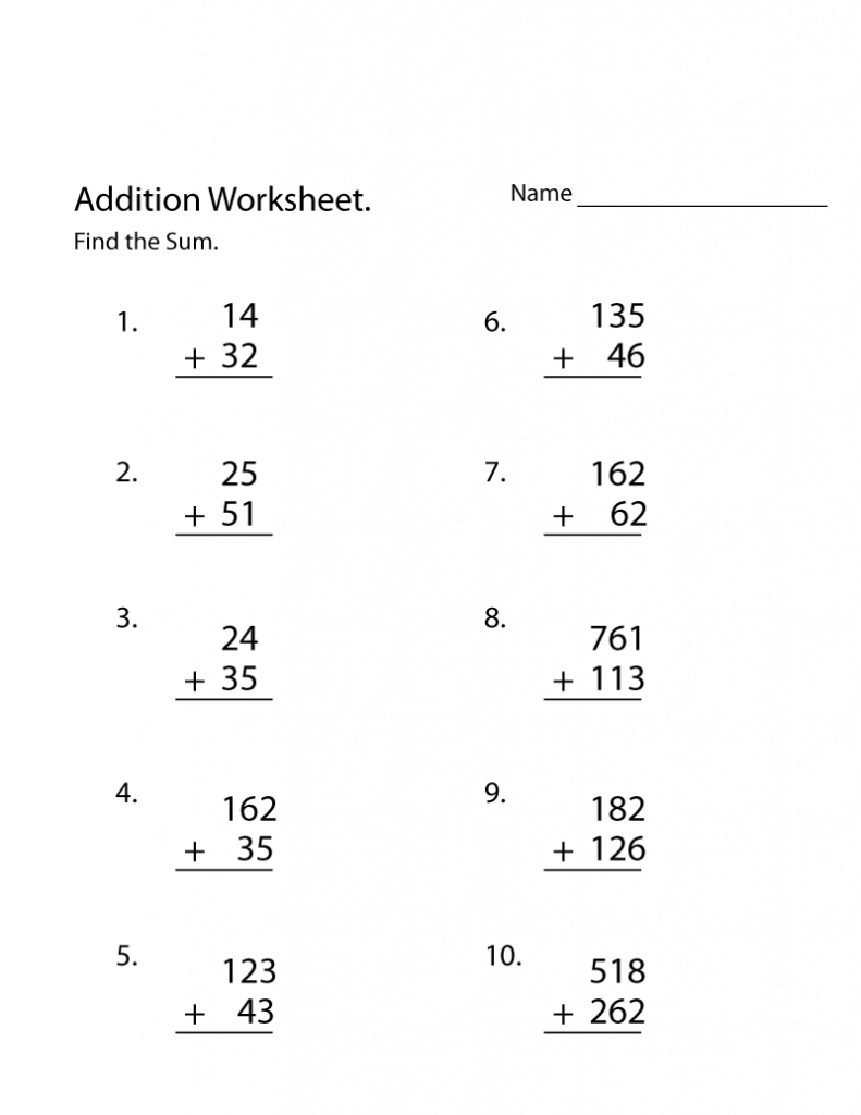 3Rd Grade Math Worksheets Printable