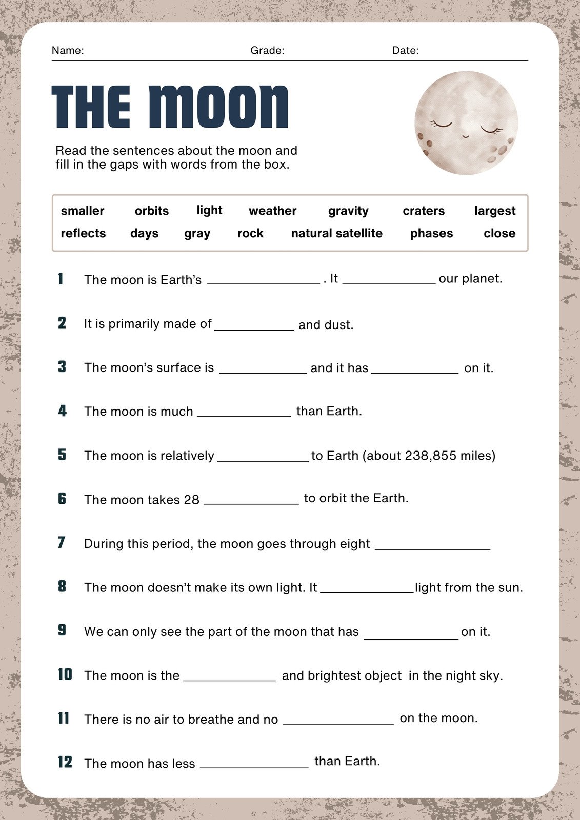 3rd Grade Reading Worksheet Printables