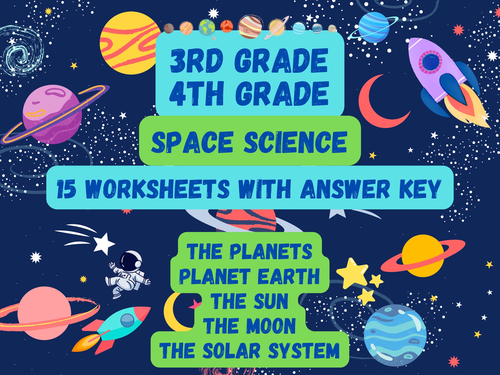 3rd Grade Science Worksheets and Fun Learning Activities