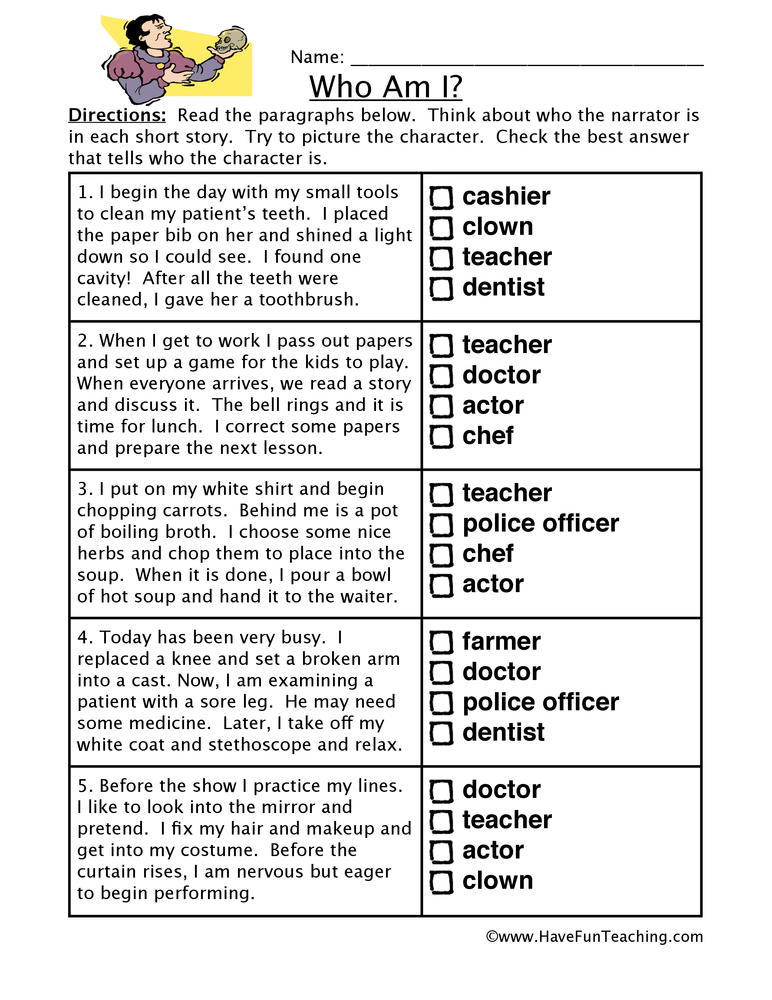 4Th Grade Inference Activity