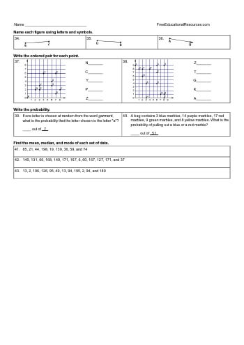 10 Essential 4th Grade Math Review Worksheets