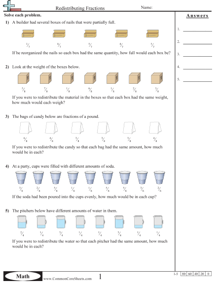 5 Essential Worksheets for 5.md.2 Math Mastery