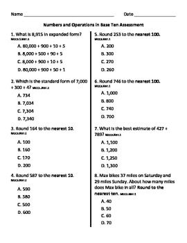 5 Nbt 3 Worksheets Answer Key