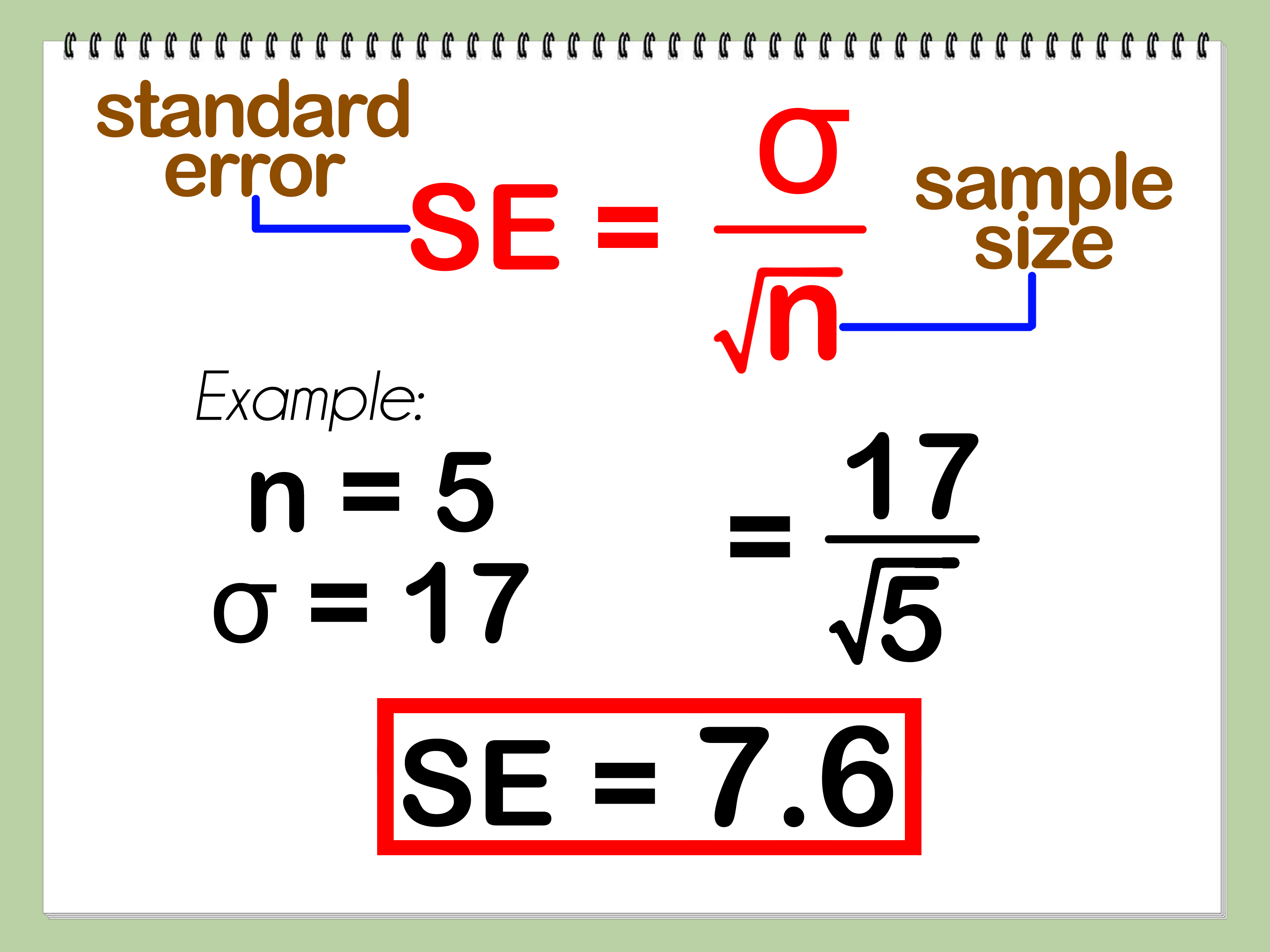 5 Ways To Calculate Mean Standard Deviation And Standard Error