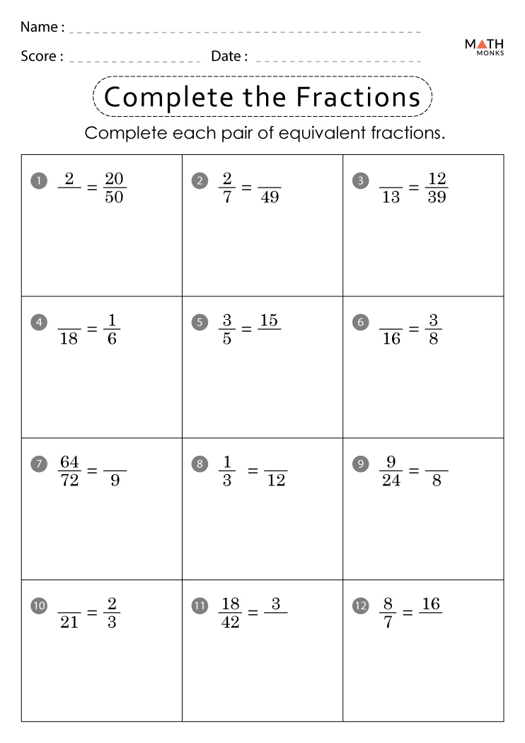 Mastering Fractions with 10 Essential 5th Grade Worksheets