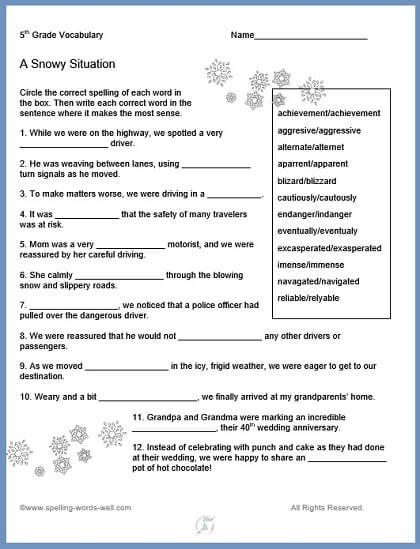 Vocabulary Boosters for 5th Graders: Fun Worksheets Inside