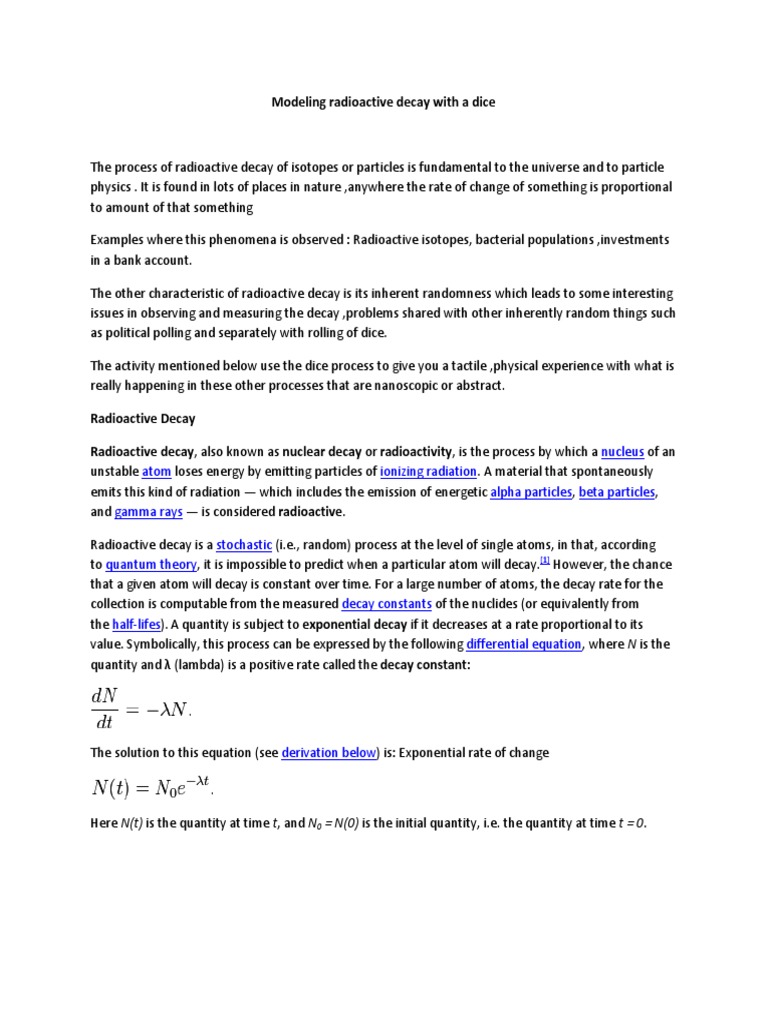 6 Band Of Stability Pdf Radioactive Decay Atoms