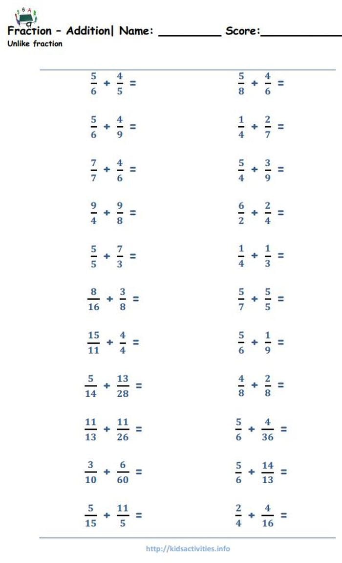 6 Equivalent Fractions Worksheet 4Th Grade Math Fraction Db Excel Com