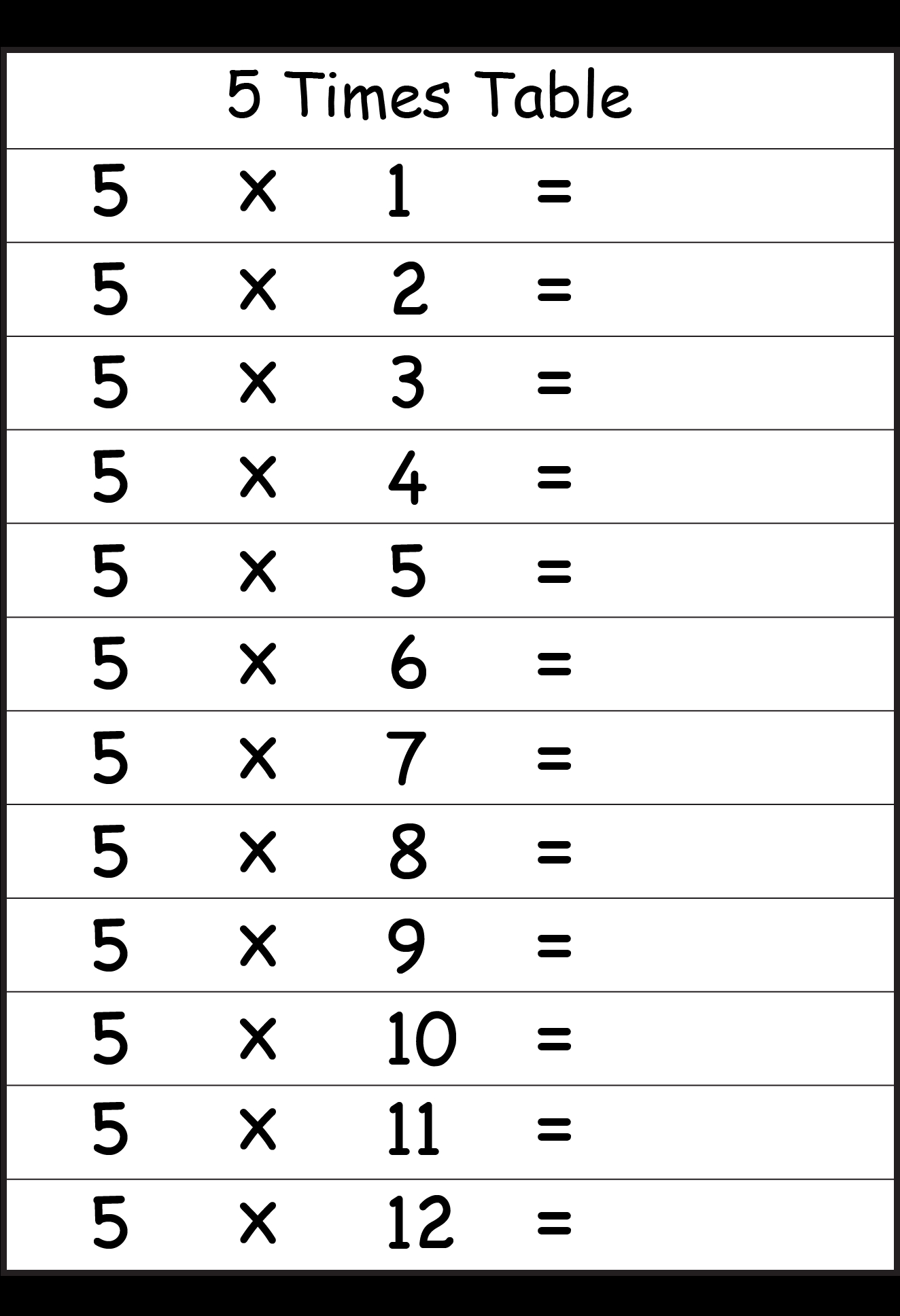 6 S Multiplication Worksheets