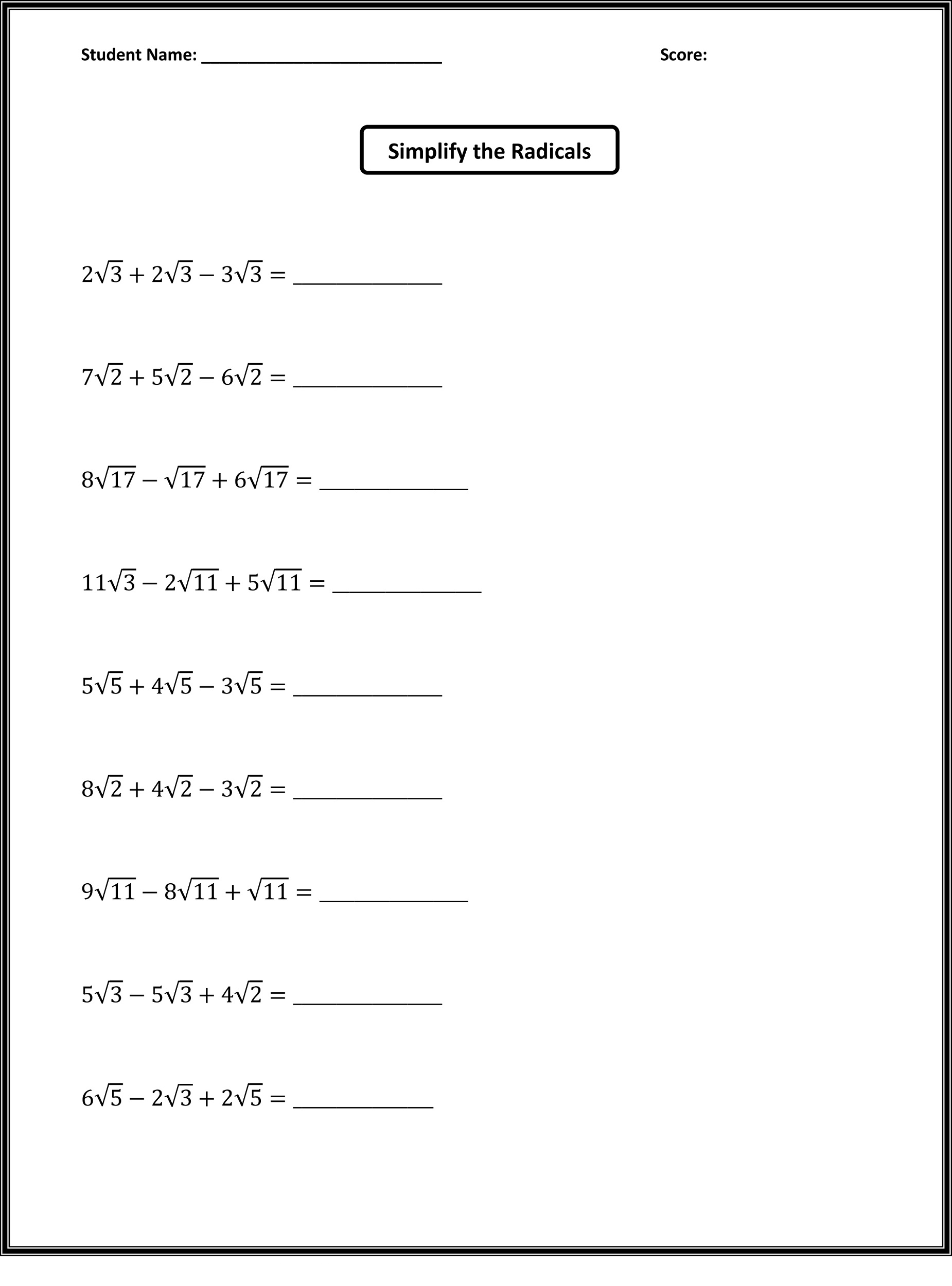 6 Fun English Worksheets for 6th Graders