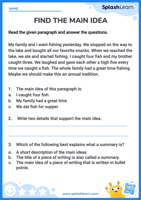 7 Ways to Master 6th Grade Main Idea Worksheets