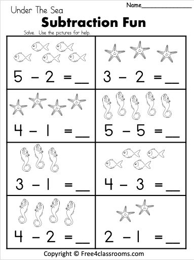 7 Topic 7 Ideas Kindergarten Math Subtraction Kindergarten Math Subtraction