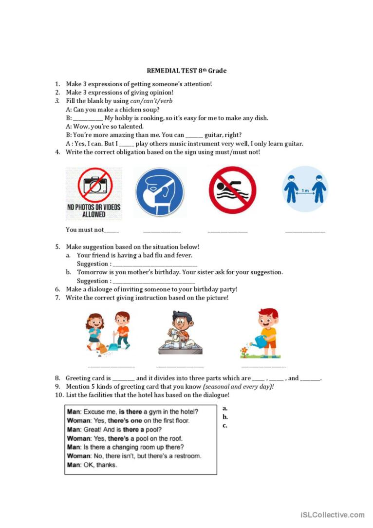 8th Grade English Worksheets Made Easy and Fun