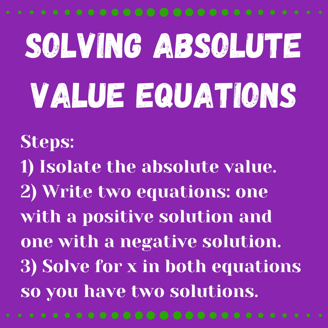 5 Ways to Solve Absolute Value Equations