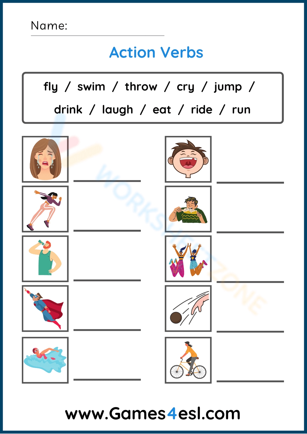 Action Verb Worksheet: Identify and Master Action Verbs Easily