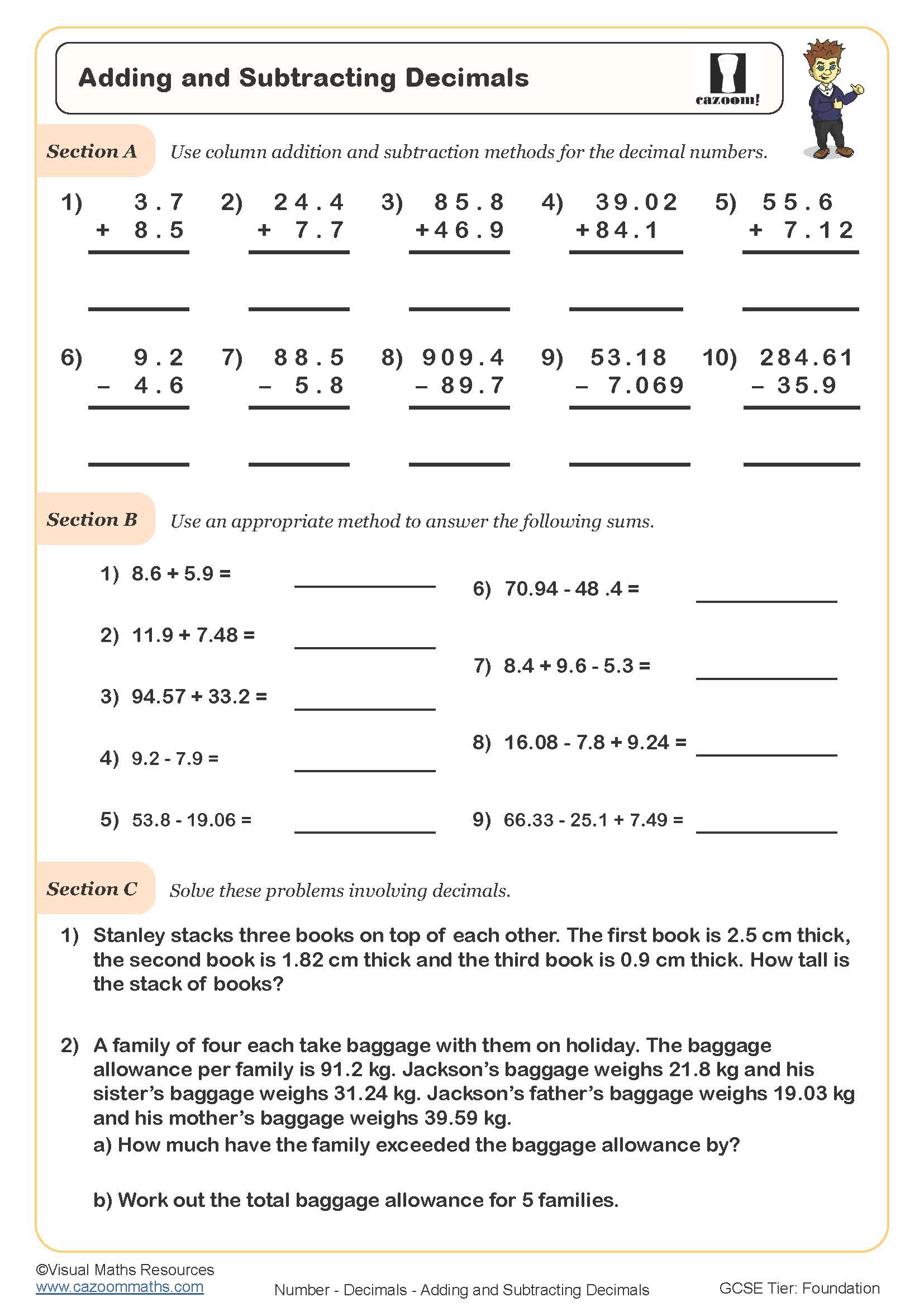 Decimals Made Easy: Add and Subtract with Confidence