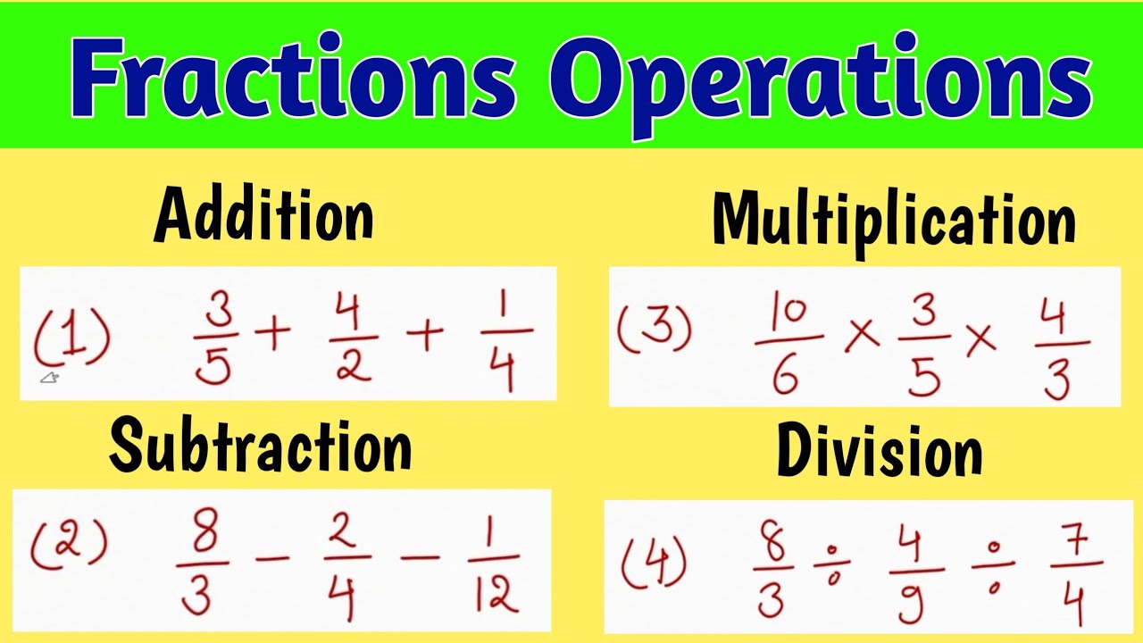 Add and Subtract Mixed Fractions Made Easy