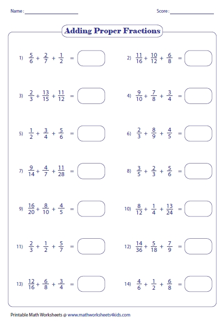 Fractions Made Easy: Adding and Subtracting Unlike Denominators