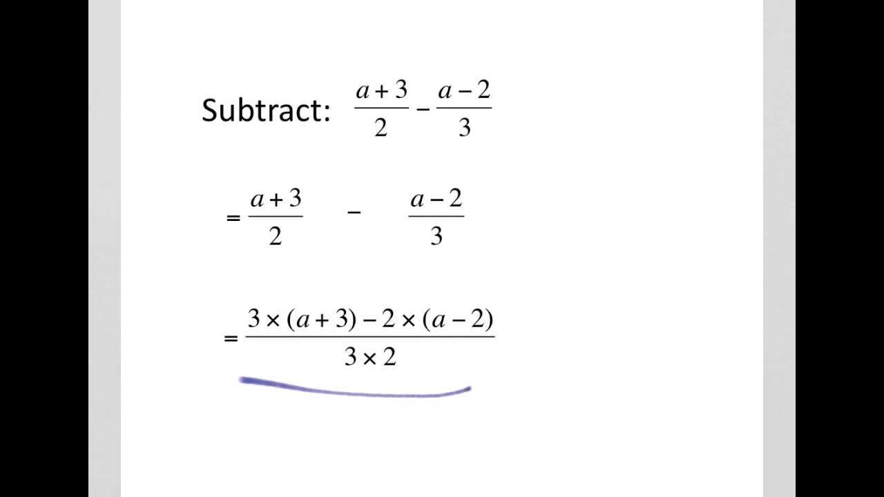 Mastering Fractions: Adding and Subtracting Made Easy