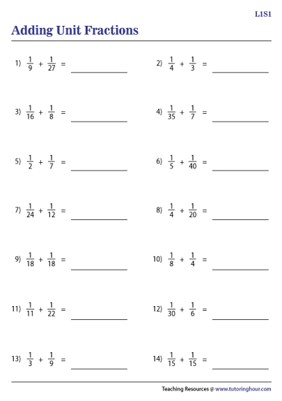 Adding Fractions With Unlike Denominators Made Easy