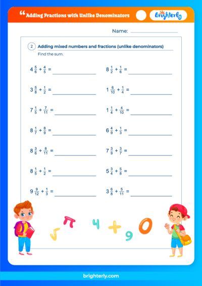 Adding Fractions Worksheets Worksheets Library