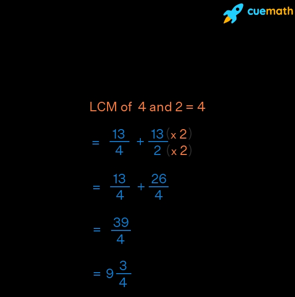 Adding Mixed Fractions Steps Rules Adding Mixed Numbers