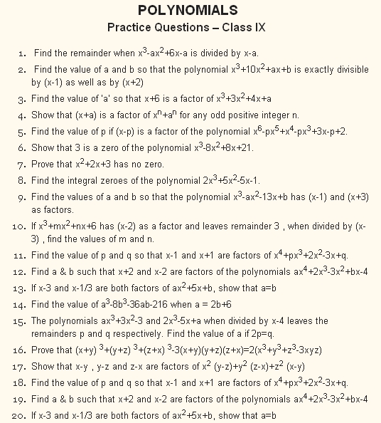 Easy Polynomial Addition Practice Worksheet