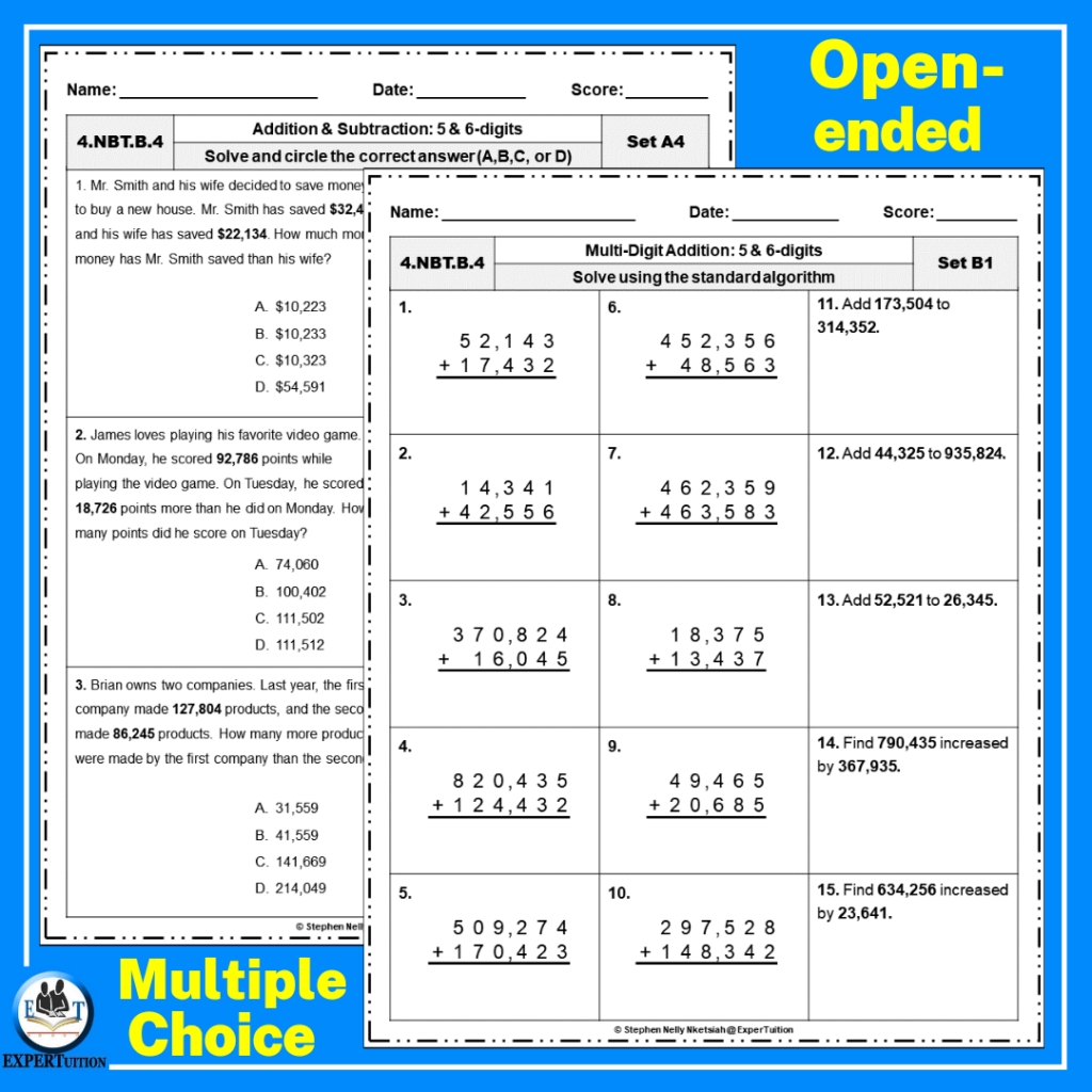 5 Ways to Master Adding Subtracting Worksheets