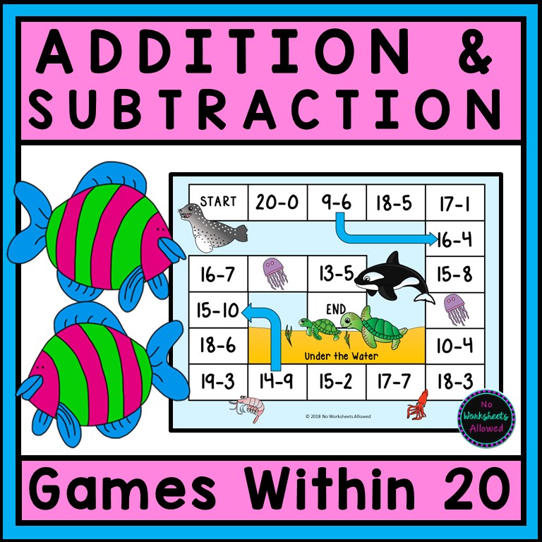 Addition and Subtraction Fun for Kindergarten