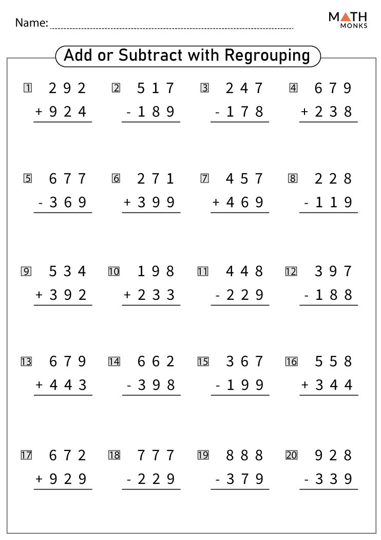 5 Ways to Master Addition and Subtraction Regrouping