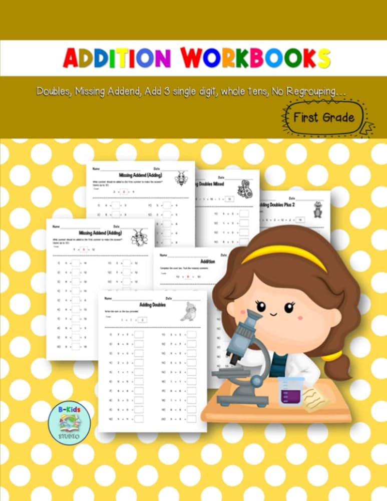 Addition Two Digits Worksheets