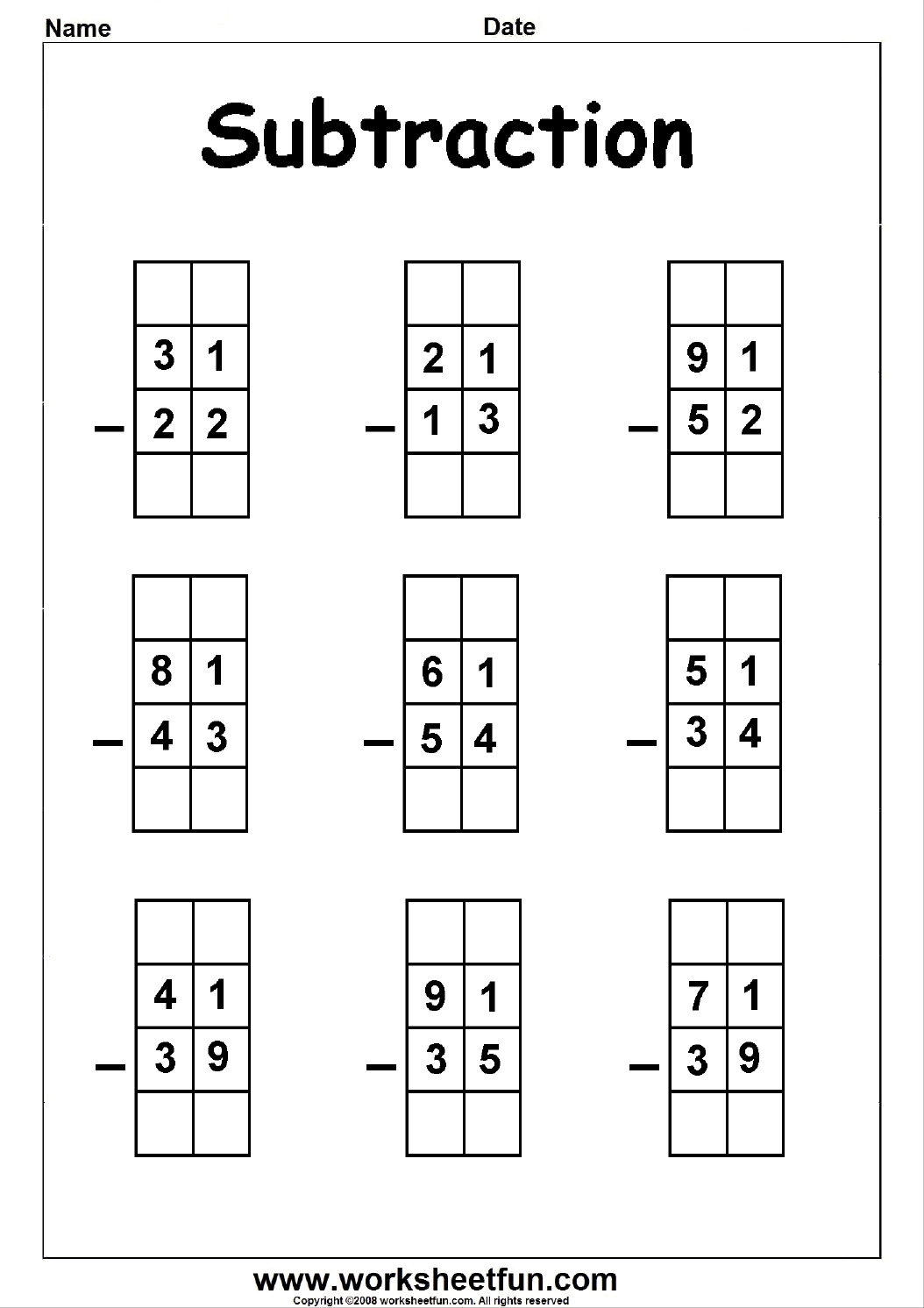 Simple Addition Worksheets Without Regrouping