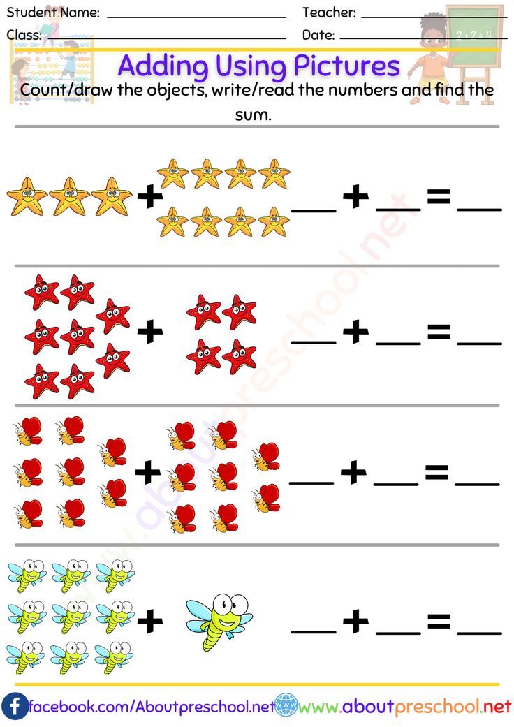 5 Fun Addition Worksheets for Grade 1 Kids