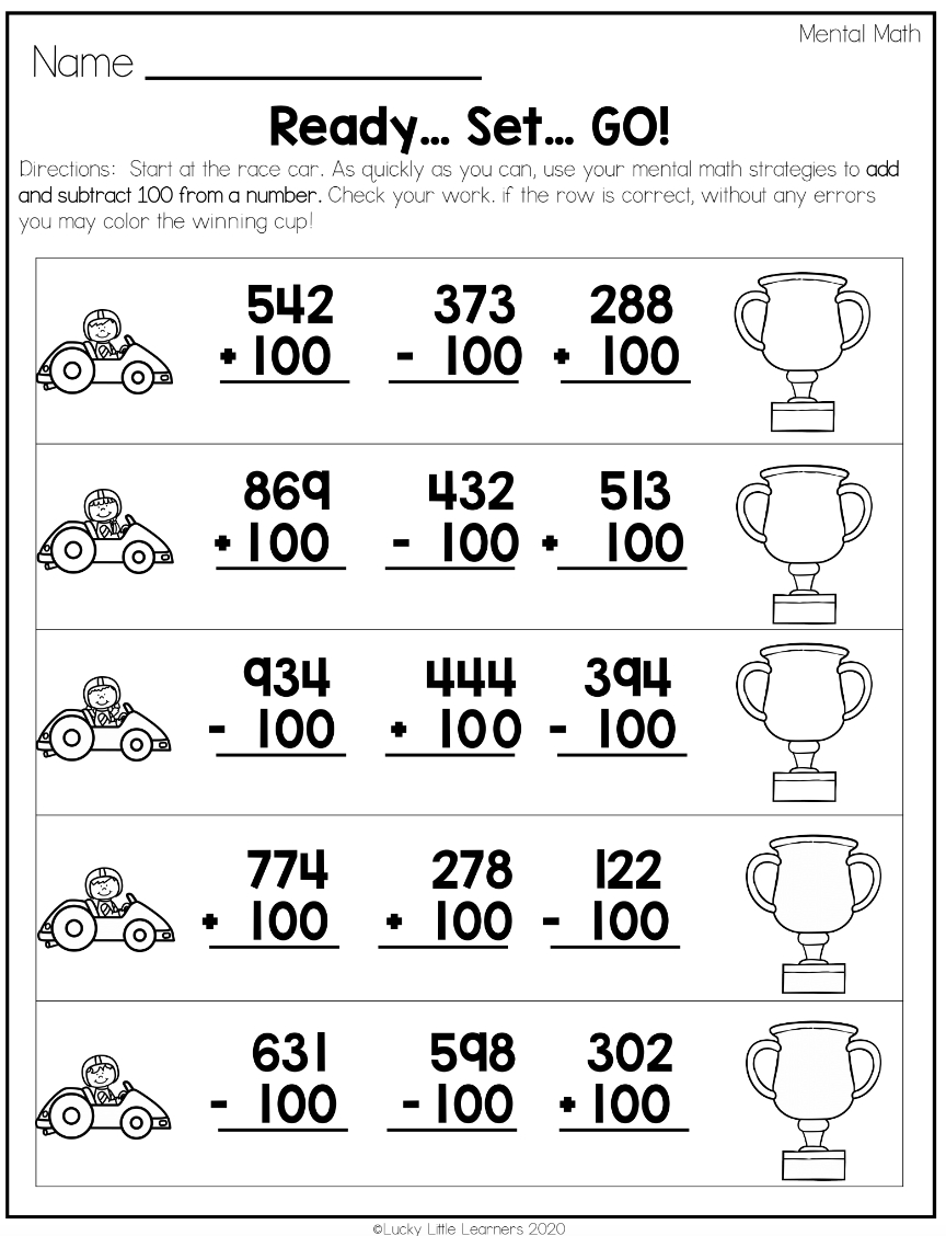 Addition Worksheet Grade 3